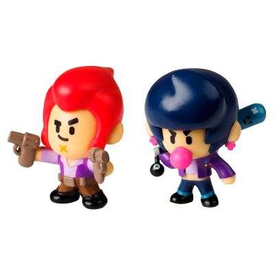 Коллекционные фигурки Brawl Stars Кольт и Эдгар 5 см PMI BRW2015A 1